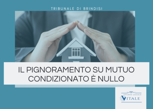 Pignoramento condizionato